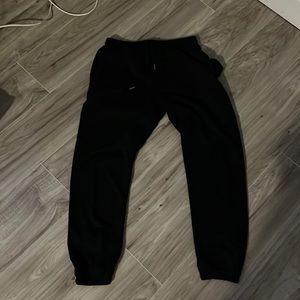 Plain black sweats
